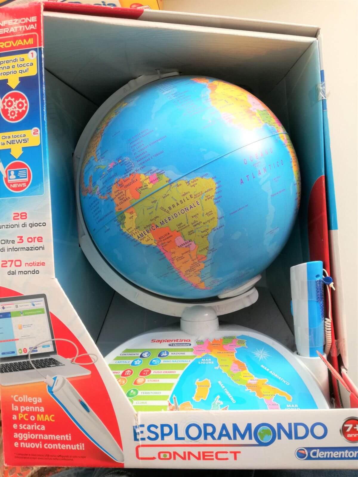 Sapientino Esploramondo Realtà Aumentata, Mappamondo Interattivo – The Toys  Store